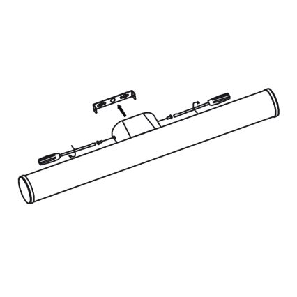 Top Light - Iluminación LED para espejos de baño MADEIRA LED/15W/230V 60 cm IP44
