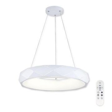 Top Light - Lámpara de araña LED regulable APOLO LED/45W/230V blanco + control remoto