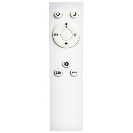 Top Light - Lámpara de araña LED regulable REVIT LED/50W/230V 3000-6500K diá. 60 cm negro + control remoto
