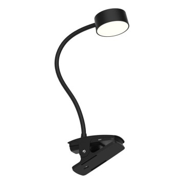 Top Light - Lámpara de escritorio LED táctil regulable con pinza BELLA LED/4,8W/5V 3000-6500K negro