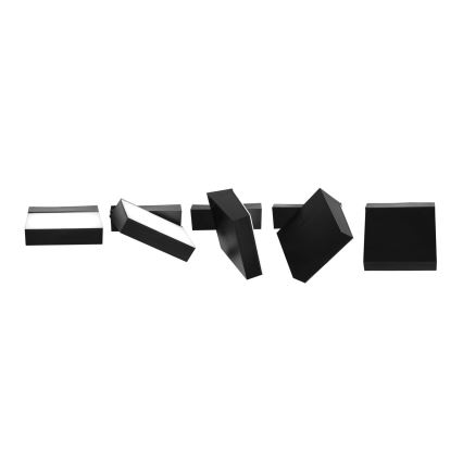 Top Light - Aplique LED de pared para exterior FLIP LED/12W/230V 3000/4000/6000K IP54 negro