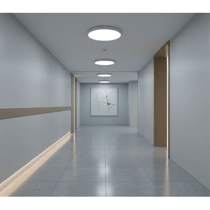 Top Light - Plafón LED de techo con sensor de movimiento REVIT LED/9/12/18W/230V 3000/4000/6500K Ø 23 cm blanco