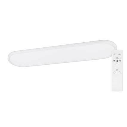 Top Light - LED regulable luminaria colgante de techo de montaje superficial OVAL LED/36W/230V 3000-6500K color blanco + mando a distancia