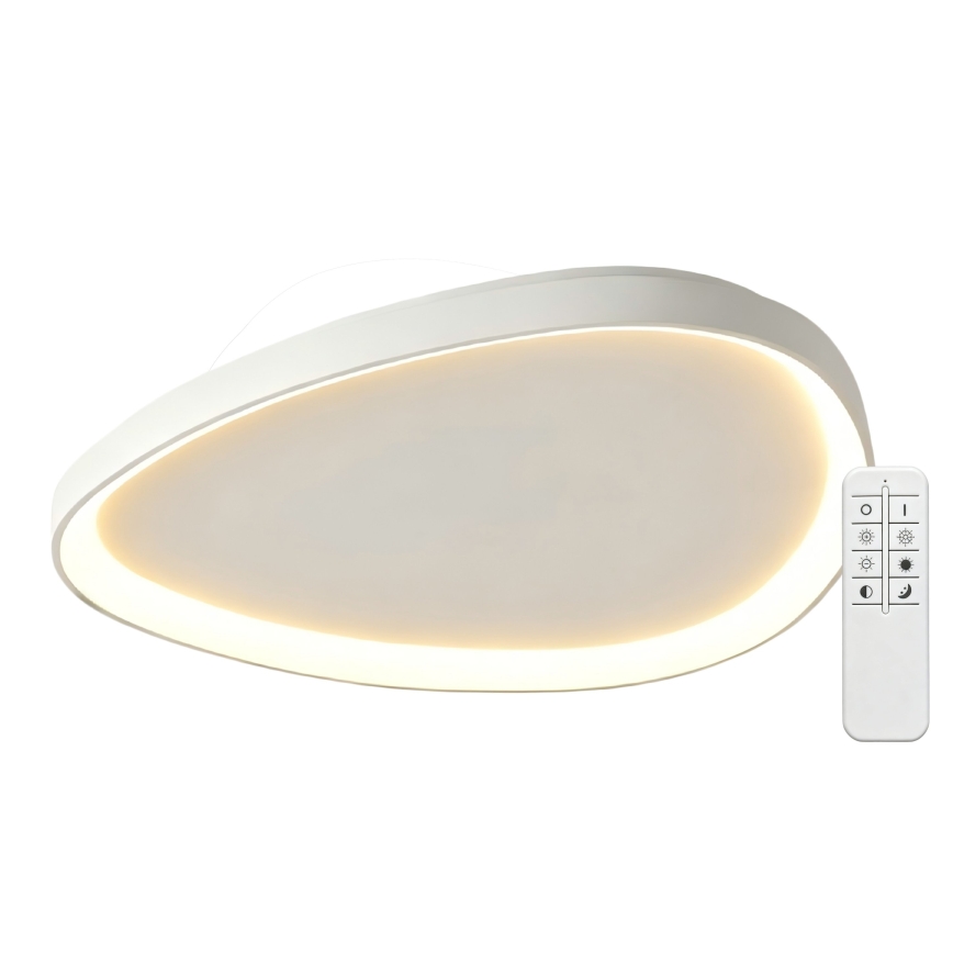 Top Light - LED lámpara de techo regulable ECLIPSE LED/55W/230V 3000-6500K Ø 60 cm blanco + mando a distancia