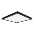 Top Light - Plafón LED de baño ONYX LED/10W/230V IP44 3000/4000/6500K 28x28 cm negro