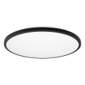 Top Light - Plafón LED de baño ONYX LED/18W/230V IP44 3000/4000/6500K diá. 34 cm negro