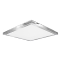 Top Light - Plafón LED de baño SILVER LED/10W/230V IP44 3000/4000/6500K 28x28 cm cromo mate