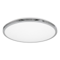 Top Light - Plafón LED de baño SILVER LED/10W/230V IP44 3000/4000/6500K diá. 29 cm cromo brillante