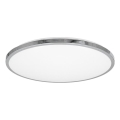 Top Light - Plafón LED de baño SILVER LED/18W/230V IP44 3000/4000/6500K diá. 34 cm cromo brillante