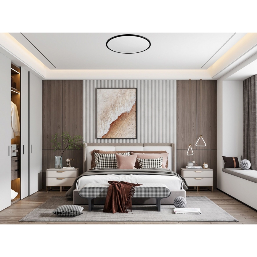 Top Light - Plafón LED regulable REVIT LED/36W/230V 3000-6500K + control remoto