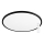 Top Light - Plafón LED regulable REVIT LED/70W/230V 3000-6500K diá. 75 cm negro + control remoto