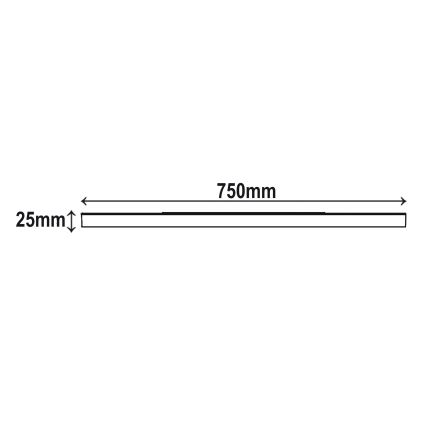 Top Light - Plafón LED regulable REVIT LED/70W/230V 3000-6500K diá. 75 cm negro + control remoto