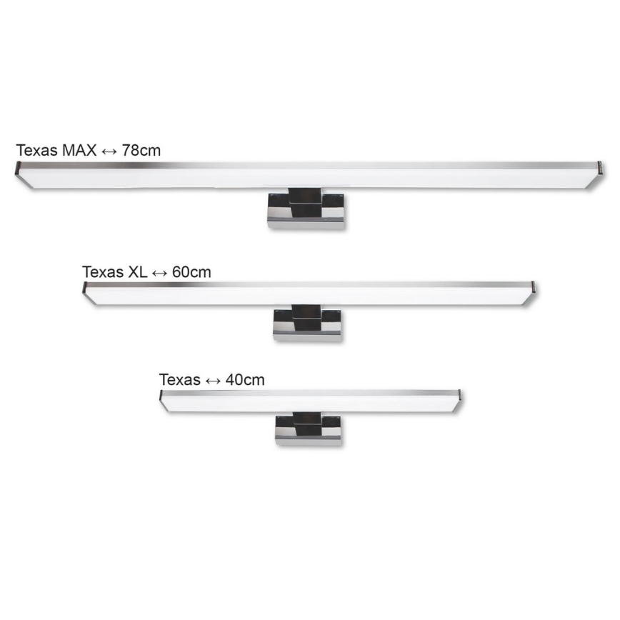 Top Light TEXAS XXL - Iluminación LED para espejos de baño TEXAS LED/15W/230V IP44
