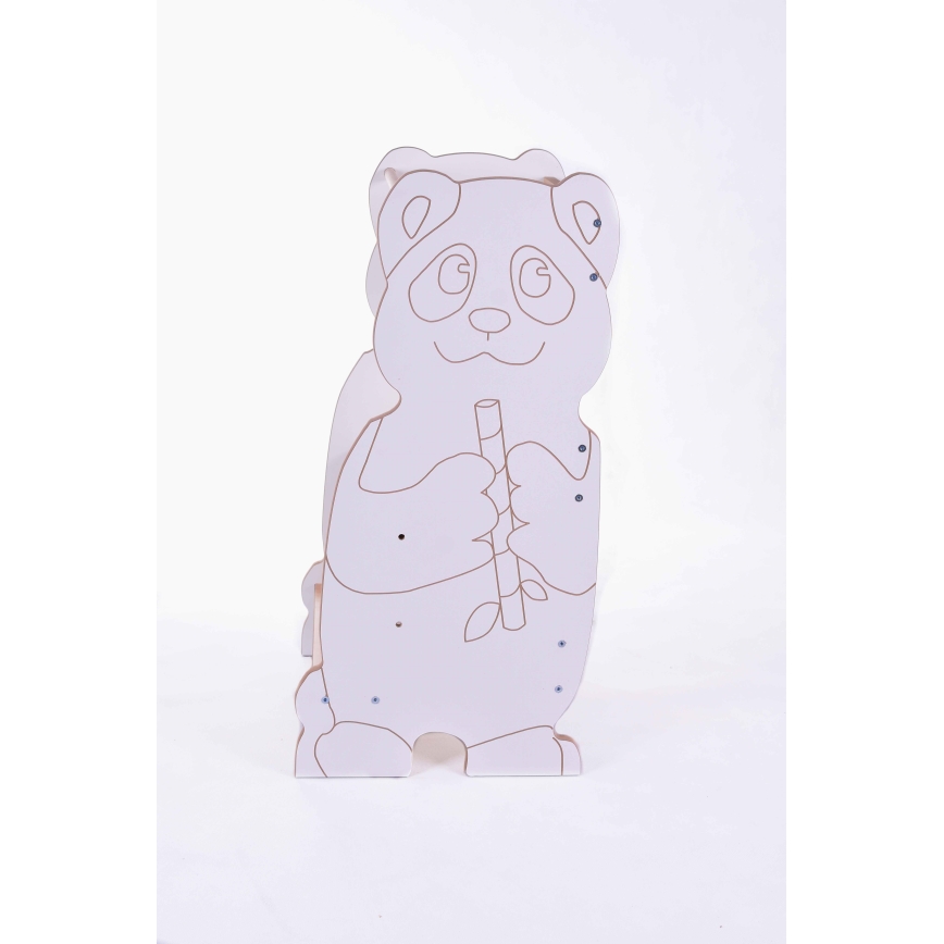 Torre de aprendizaje PANDA blanca/arce