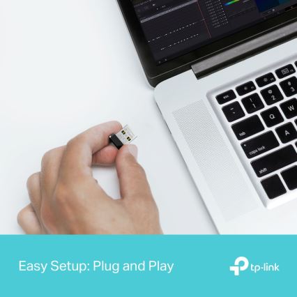 TP-Link - Adaptador USB nano inalámbrico Wi‑Fi 6 Archer TX1U Nano