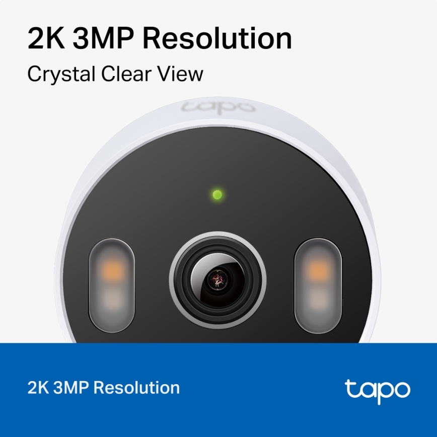 TP-Link - Cámara exterior inteligente 3MP 5V Wi-Fi
