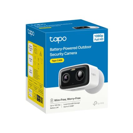 TP-Link - Cámara exterior inteligente IP65 5V Wi-Fi