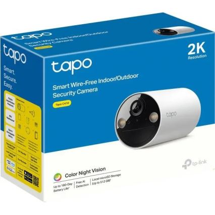 TP-Link - Cámara exterior inteligente con sensor IP65 Wi-Fi