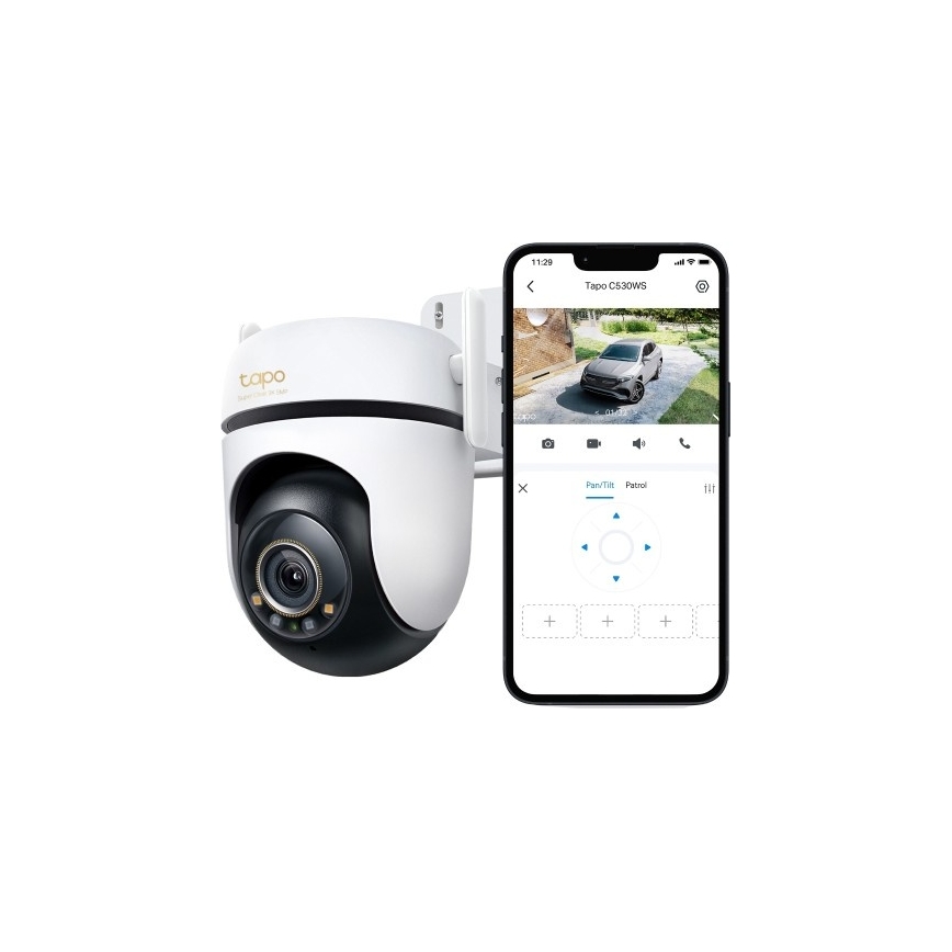 TP-Link - Cámara para exteriores con sensor IP66 Wi-Fi