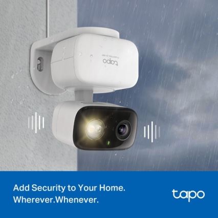 TP-Link - Cámara inteligente para exterior IP65 Wi-Fi Tuya