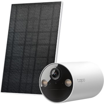 TP-Link - Cámara solar exterior con sensor IP65 Wi-Fi