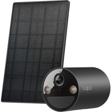 TP-Link - Cámara solar exterior con sensor, protección IP65 y Wi-Fi