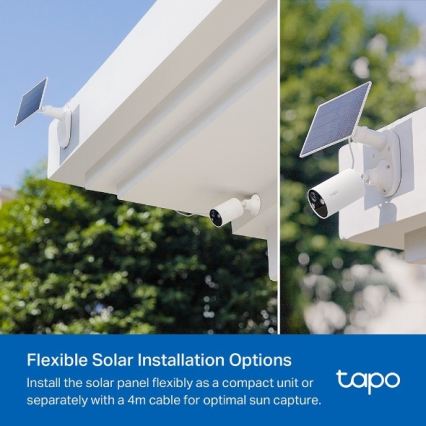 TP-Link - Cámara solar exterior con sensor IP65 Wi-Fi