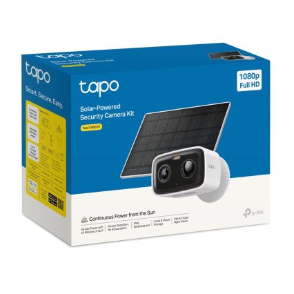 TP-Link - Cámara solar inteligente 5200 mAh 5V IP65 Wi-Fi
