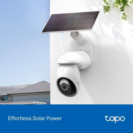 TP-Link - Cámara solar exterior con sensor IP65 Wi-Fi