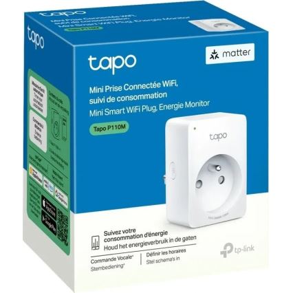 TP-Link - Enchufe inteligente E MATTER 3680W Wi-Fi