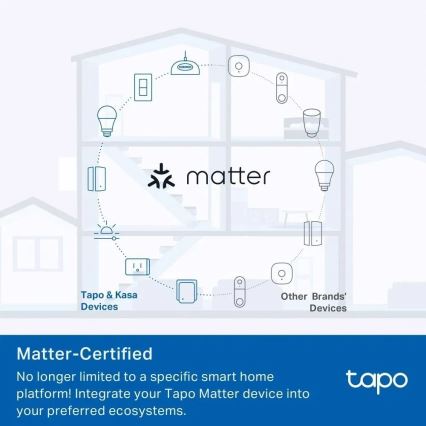 TP-Link - Enchufe inteligente E MATTER 3680W Wi-Fi