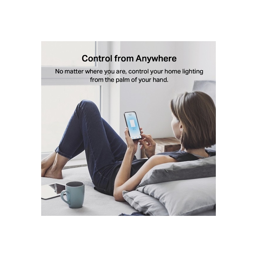 TP-Link - Interruptor de luz inteligente 2xAAA Wi-Fi