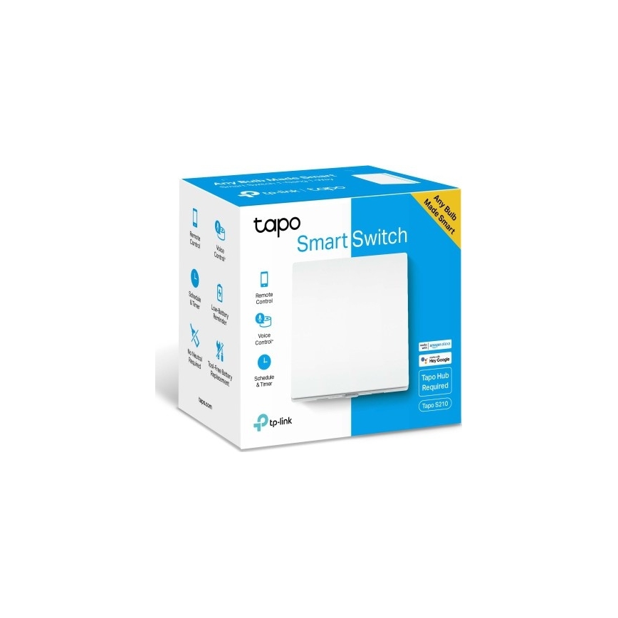TP-Link - Interruptor de luz inteligente 2xAAA Wi-Fi