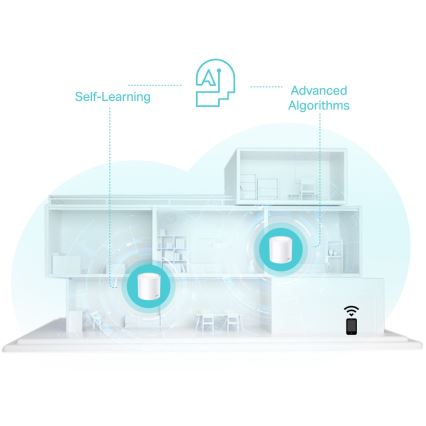 TP-Link - Kit de 3 unidades Deco X50, sistema Wi-Fi 6 mesh para todo el hogar