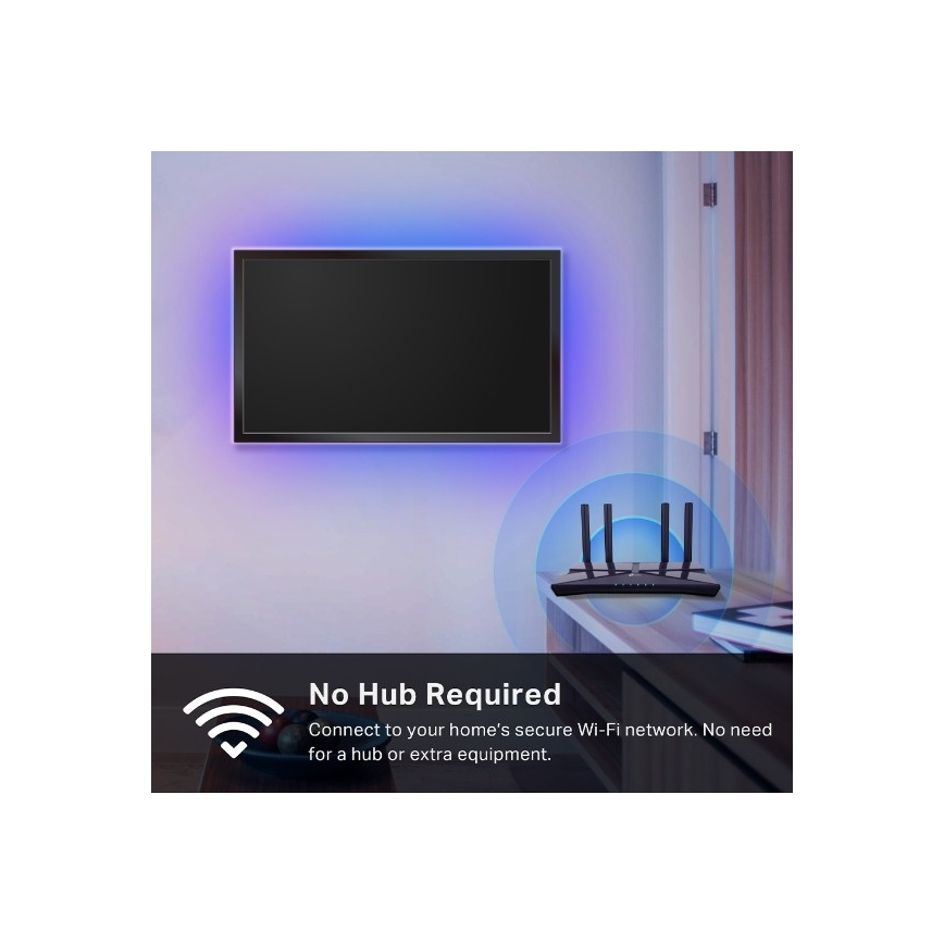 TP-Link - LED RGBW tira regulable 5 m LED/13W/230V Wi-Fi