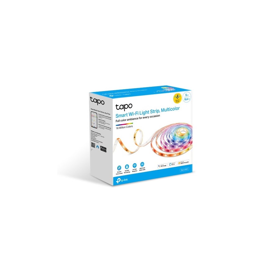 TP-Link - LED RGBW tira regulable 5 m LED/13W/230V Wi-Fi