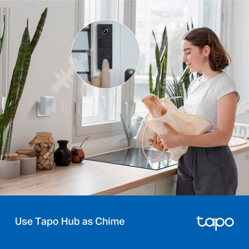 TP-Link - Mini timbre de vídeo inteligente con Wi-Fi