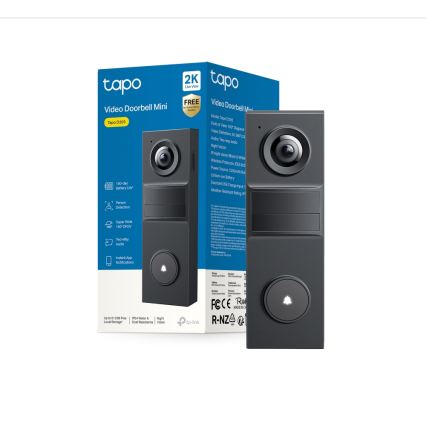 TP-Link - Mini timbre de vídeo inteligente con Wi-Fi