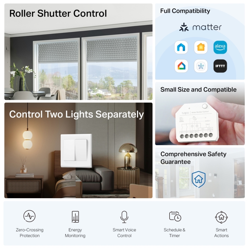 TP-Link - Módulo de interruptor inteligente MATTER