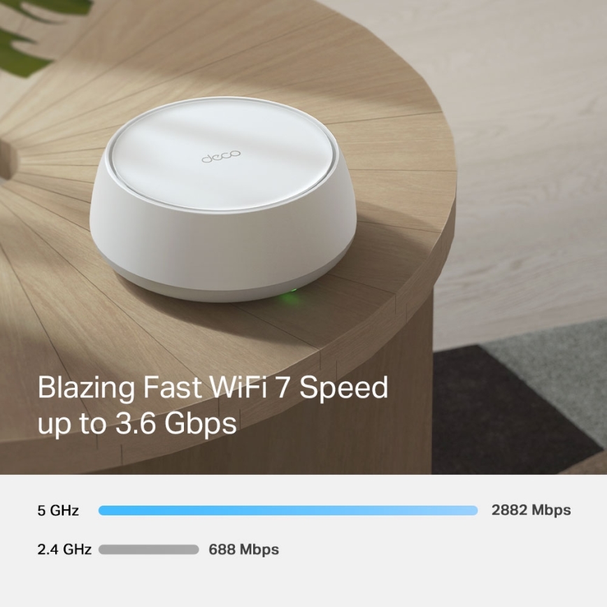 TP-Link - Pack de 2 sistemas mesh Wi‑Fi 7 para todo el hogar Deco BE22