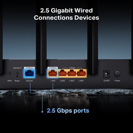 TP-Link - Router Wi-Fi 7 de doble banda Archer BE400