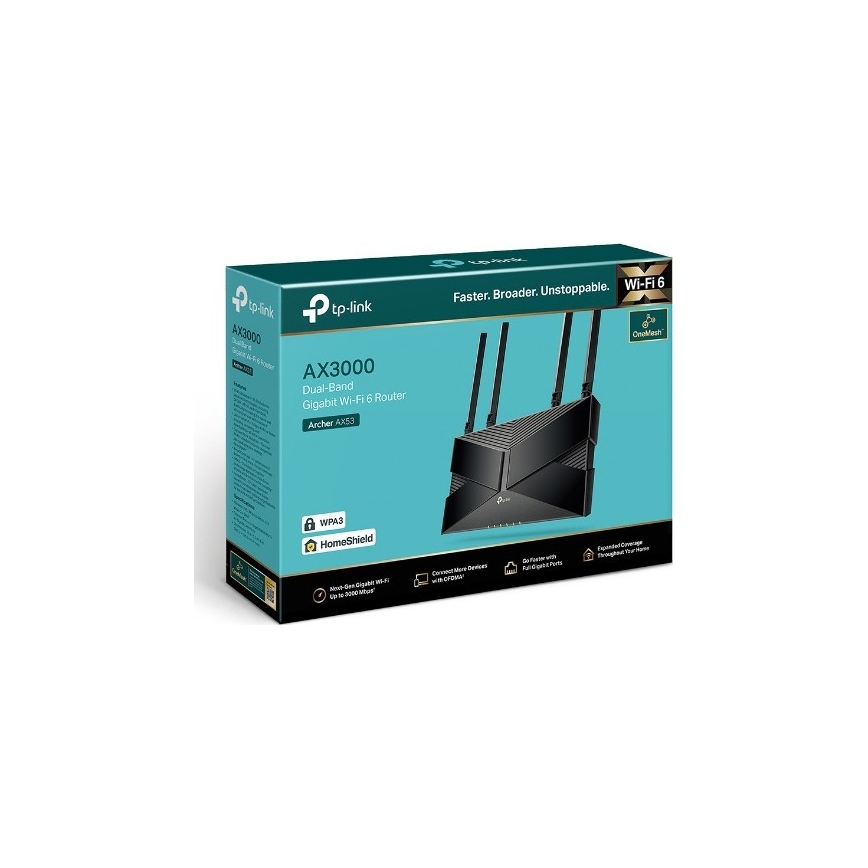 TP-Link - Router Wi‑Fi 6 gigabit de doble banda Archer AX53