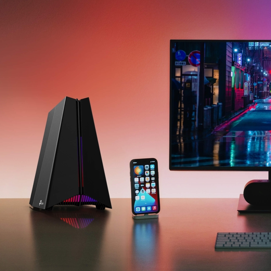 TP-Link - Router Wi‑Fi 7 de triple banda para gaming Archer GE550