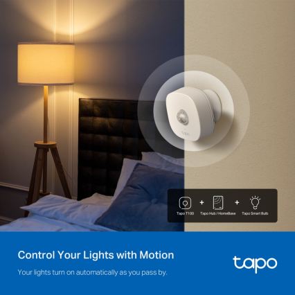 TP-Link - Sensor de movimiento inteligente 1xCR2450 Wi-Fi
