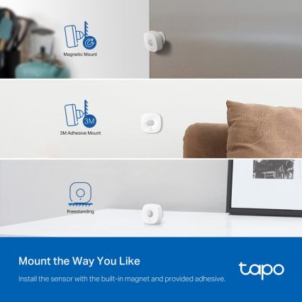 TP-Link - Sensor de movimiento inteligente 1xCR2450 Wi-Fi