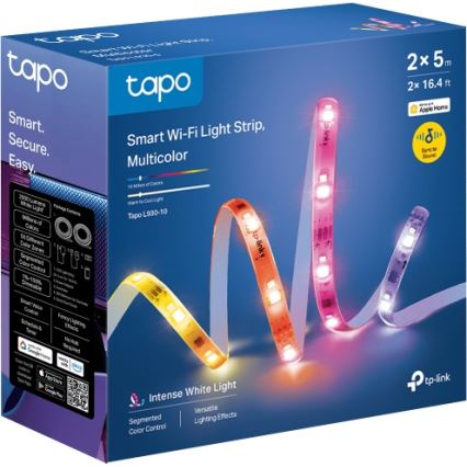 TP-Link - Tira LED RGBW regulable 5 m LED/24W/230V Wi-Fi