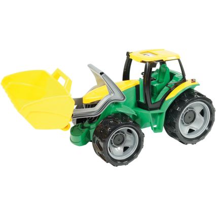 Tractor con pala frontal de 65 cm, verde/amarillo