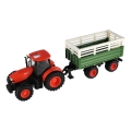 Tractor Zetor con remolque — funciona con 2xAA e incluye control remoto