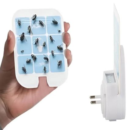 Trampa de luz LED para mosquitos con placas reemplazables UV/230V