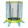 Trampolín infantil Ø 140 cm azul/verde